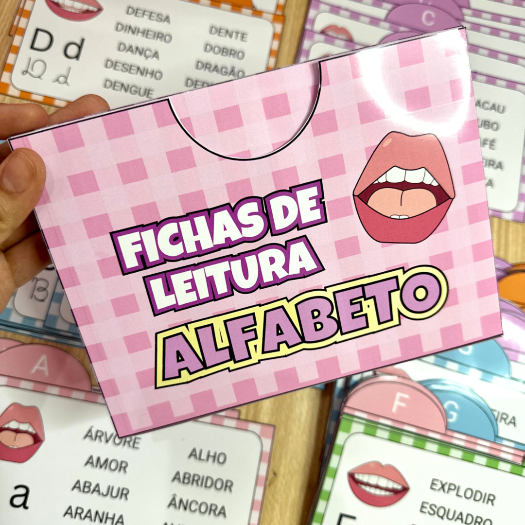 Fichas de leitura Alfabeto