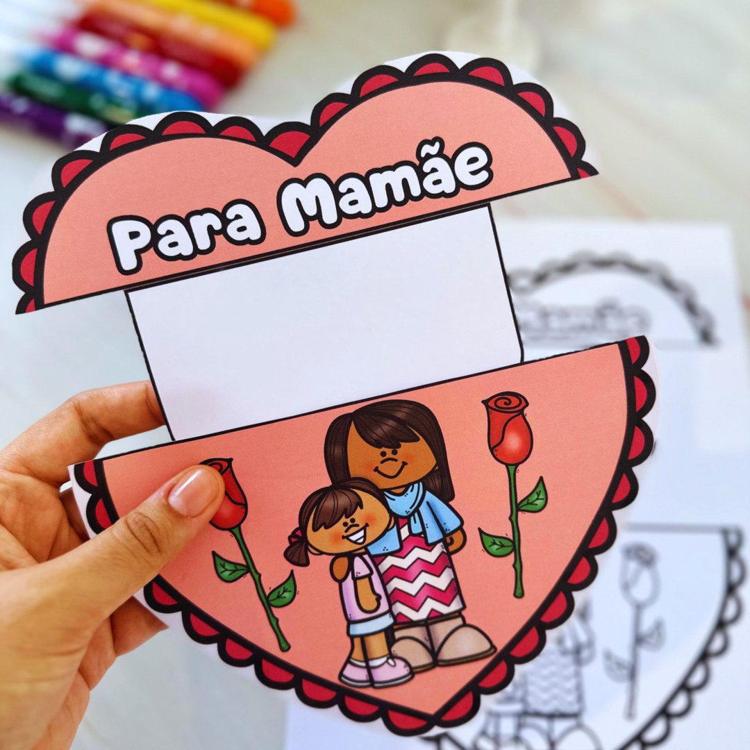 Cartão Envelope Coração